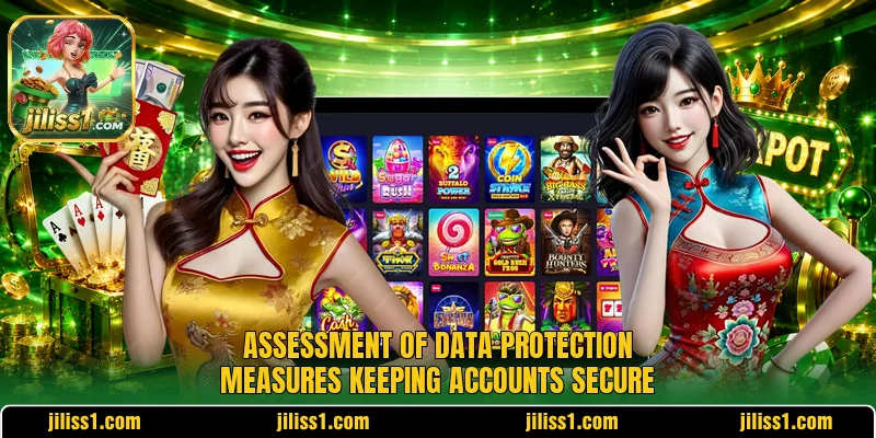 Assessment of data protection measures keeping accounts secure
