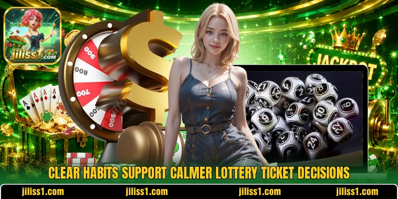 Clear habits support calmer lottery ticket decisions Clear habits support calmer lottery ticket decisions