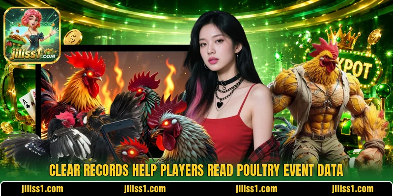 Clear records help players read poultry event data Clear records help players read poultry event data