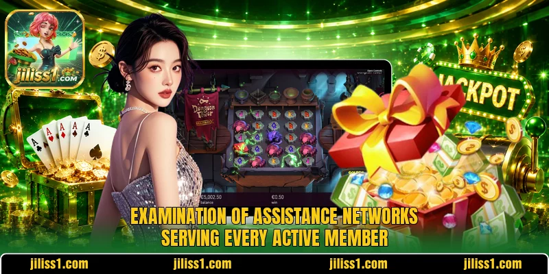 Examination of assistance networks serving every active member