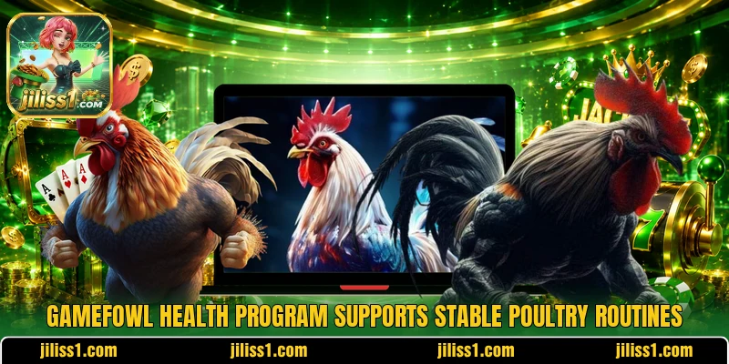 Gamefowl health program supports stable poultry routines Gamefowl health program supports stable poultry routines