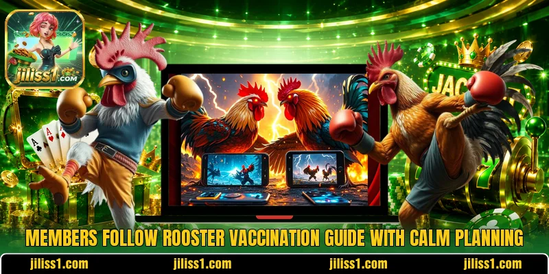Members follow rooster vaccination guide with calm planning Members follow rooster vaccination guide with calm planning