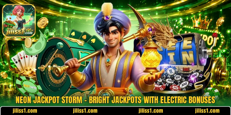 Neon Jackpot Storm – Bright Jackpots With Electric Bonuses