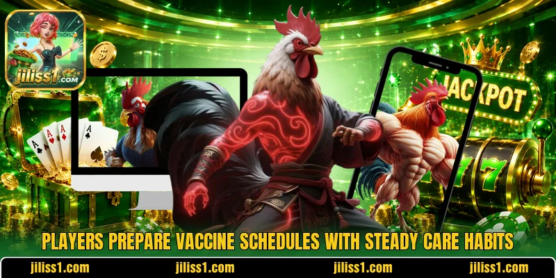Players prepare vaccine schedules with steady care habits Players prepare vaccine schedules with steady care habits