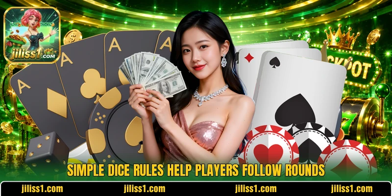 Simple dice rules help players follow rounds
