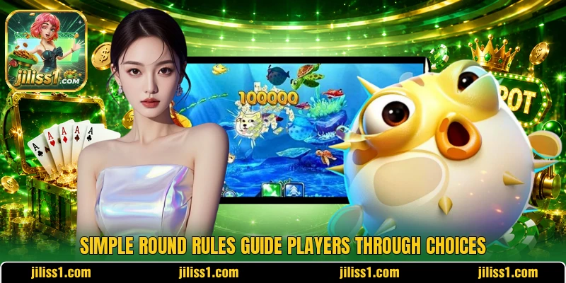 Simple round rules guide players through choices Simple round rules guide players through choices